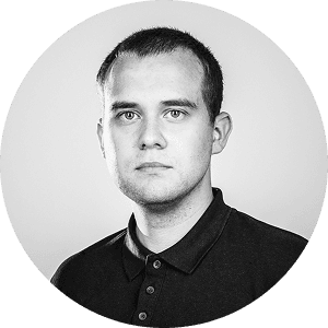 Portrait of Kārlis Roķis, Co-founder and CTO of Vuzza